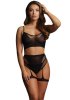 2 pc Bra set with garters