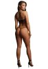 Strappy halter top, svart