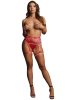 Tie dye kiss garterbelt