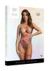 Open-cup tie dye strappy teddy