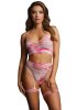 2 pc Tie dye bra set with garters