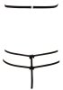 Bra and String Set, Svart