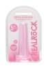 Crystal Clear non realistic dildo 13 cm, Pink