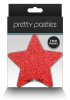 Star Nipple Covers Red/Silver 2 pair