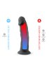 Dual Density Svart Dildo 19 cm