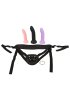 Strap-On Set, Harness 3 flexible silicone dildos