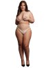 Two Piece Set Fishnet And Fence Net, beige - Queen Size