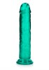Crystal Clear dildo 23 cm, Turkos
