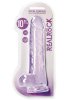 Crystal Clear dildo 25 cm, Purple