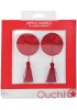 Nipple Tassels Round Shaped, Red