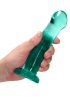 Crystal Clear non realistic dildo 17 cm, Turkos