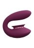 Twitch 3 Vibrator and Suction, Burgundy