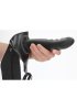 Ouch! Black Hollow Strap-On 20 cm