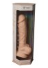 Dual Density Dildo med pung 23 cm