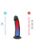 Dual Density Svart Dildo 15 cm