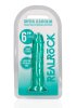 Crystal Clear Dildo 14,5 cm, Turkos