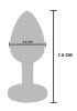 The Glider Vibrating Buttplug, Small