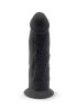 Dual Density Svart Dildo 15 cm