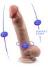 Premium Real Skin Dildo med pung 23 cm