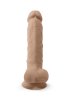 Dual Density Dildo med pung 20 cm