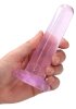 Crystal Clear non realistic dildo 13 cm, Pink