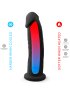 Dual Density Svart Dildo 23 cm