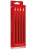 BDSM Vaxljus Röda Large 4-pack