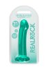 Crystal Clear non realistic dildo 17 cm, Turkos