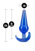 B Yours Large Anal Plug, Blue