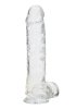 Crystal Clear dildo 25 cm, Clear