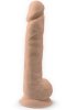 Dual Density Dildo med pung 38 cm