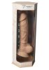 Dual Density Dildo med pung 18 cm