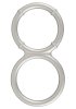 Metallic Silicone Cock & Ball ring