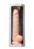 Dual Density Dildo med pung 38 cm