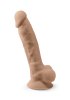 Dual Density Dildo med pung 20 cm