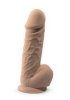 Dual Density Dildo med pung 22 cm