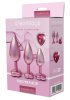 Gleaming Love Pearl Plug Set, Pink