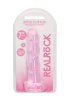 Crystal Clear non realistic dildo 17 cm, Pink