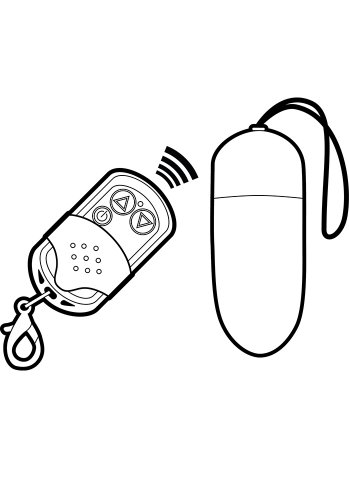 Vibrating Wireless Egg Big Red