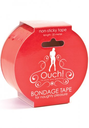Non Sticky Bondage Tape Red 20 m