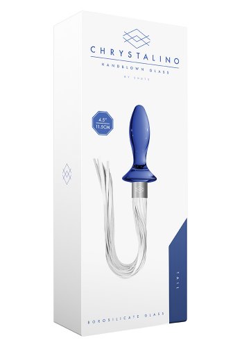 Chrystalino Glass Tail, Blue