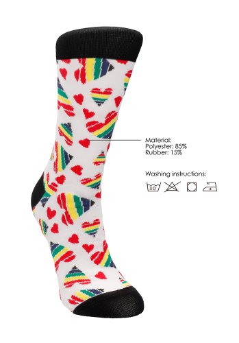 Sexy Socks Happy Hearts 36-41