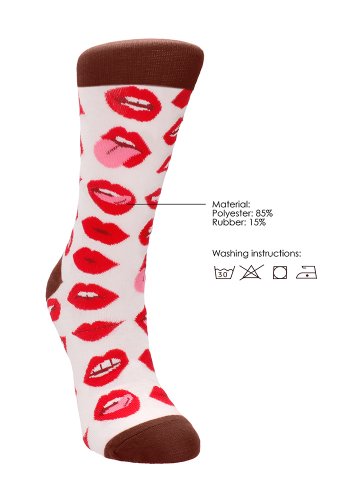 Sexy Socks Lip Love 42-46