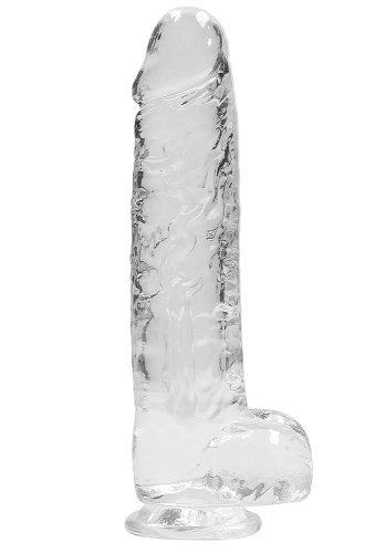 Crystal Clear dildo 22 cm, Clear