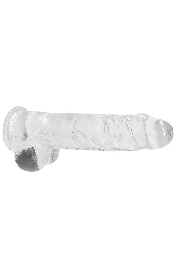 Crystal Clear dildo 22 cm, Clear
