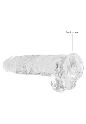 Crystal Clear dildo 22 cm, Clear