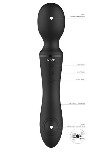 VIVE Enora Wand, svart