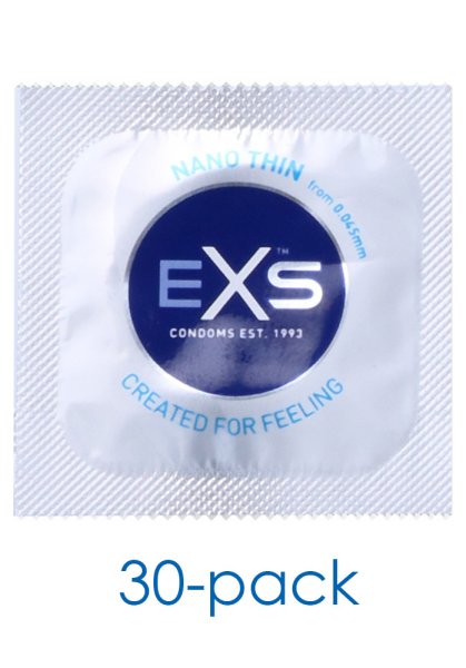 EXS Nano Thin 30-pack supertunna kondomer