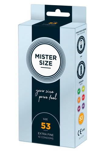 Mister Size Kondomer 53 mm, 10-pack