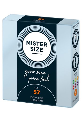 Mister Size Kondomer 57 mm, 3-pack